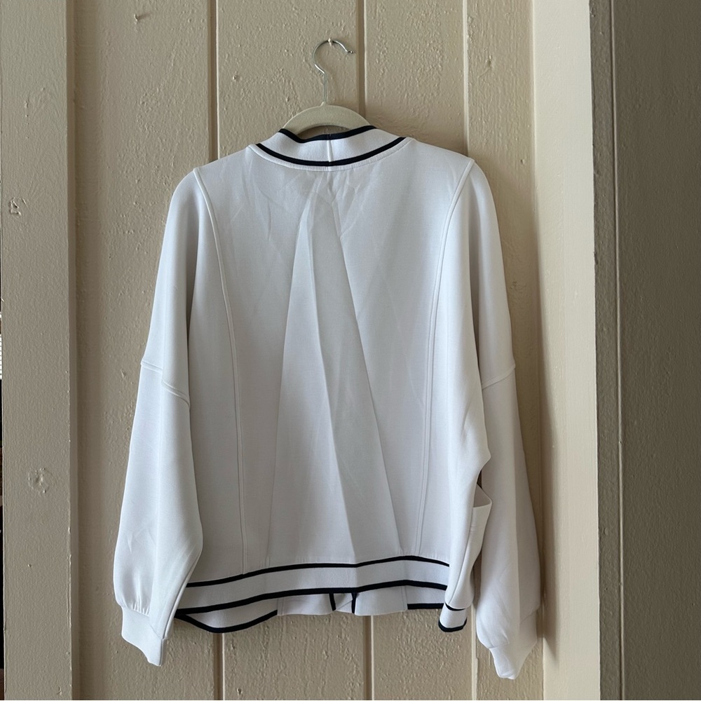 NEW VARLEY DECKER OFF COURT CARDIGAN SWEATER WOW!! M - Picture 2 of 3
